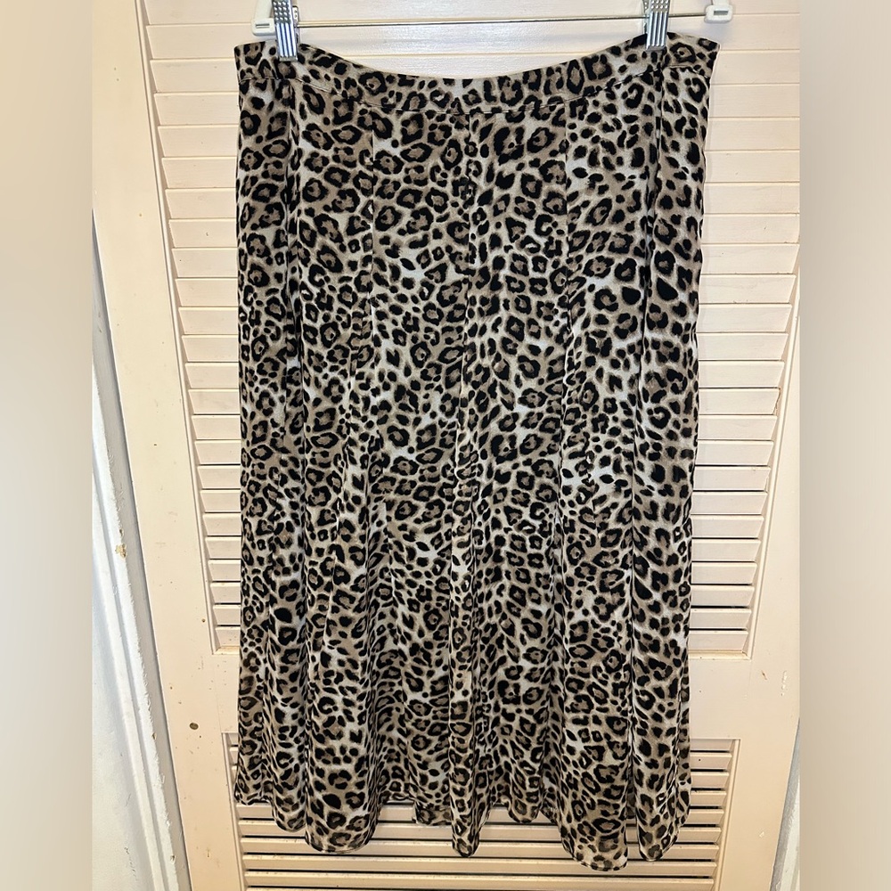 Chico’s Midi Ruffle Skirt